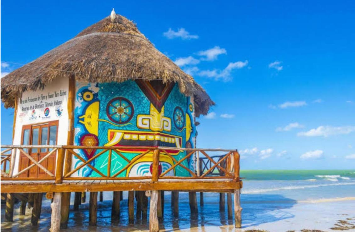 El Corazon Mexican0 Isla Holbox Exterior photo